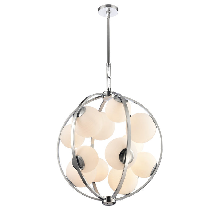 Arabela Lighting - 85371-12 - 12 Light Pendant - Concentro - Polished Chrome