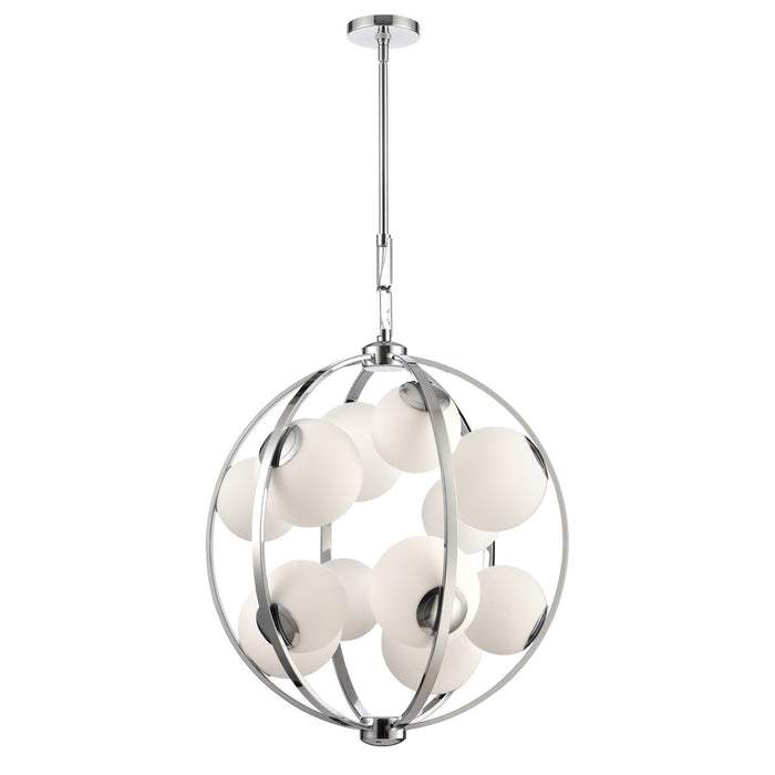 Arabela Lighting - 85371-12 - 12 Light Pendant - Concentro - Polished Chrome