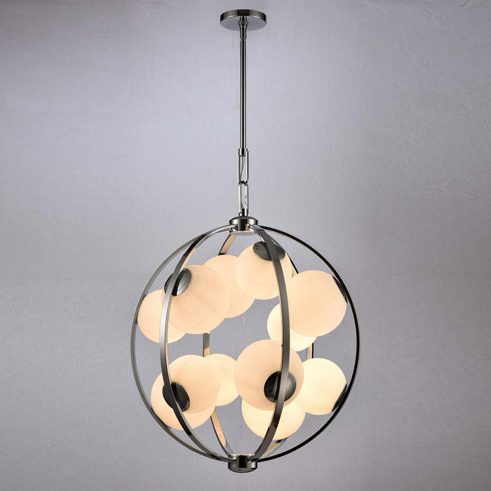 Arabela Lighting - 85371-12 - 12 Light Pendant - Concentro - Polished Chrome