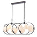 Arabela Lighting - 85273-8 - Eight Light Linear Chandelier - Concentro - Dark Bronze
