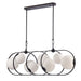 Arabela Lighting - 85273-8 - Eight Light Linear Chandelier - Concentro - Dark Bronze