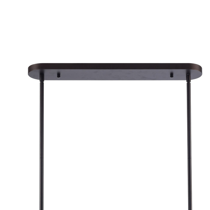 Arabela Lighting - 85273-8 - Eight Light Linear Chandelier - Concentro - Dark Bronze