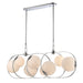 Arabela Lighting - 85373-8 - Eight Light Linear Chandelier - Concentro - Polished Chrome