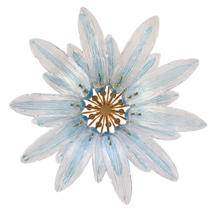 Arabela Lighting - 85390-10 - Ten Light Pendant - Fiore - Antique Gold Leaf