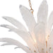 Arabela Lighting - 85490-10 - Ten Light Pendant - Fiore - Antique Gold Leaf