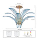 Arabela Lighting - 85394-5 - Five Light Semi Flush Mount - Fiore - Antique Gold Leaf