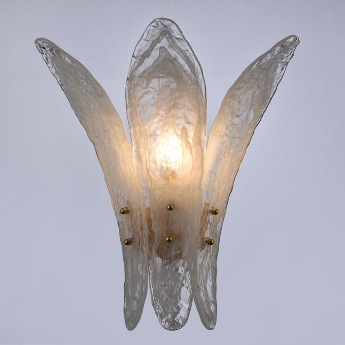 Arabela Lighting - 85495-1 - One Light Wall Sconce - Fiore - Antique Gold Leaf