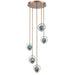 Arabela Lighting - 85400-5 - LED Pendant - Utopia - Lacquered Gold