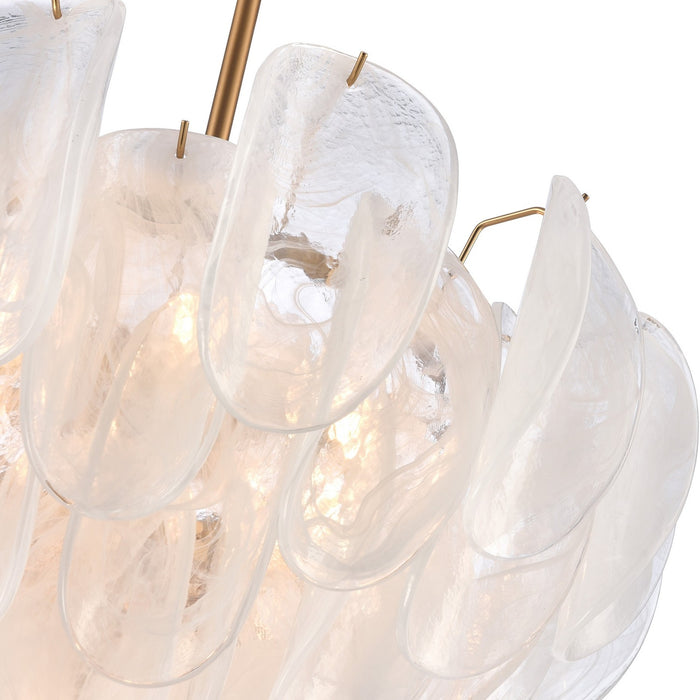 Arabela Lighting - 85410-7 - Seven Light Pendant - Chateau - Satin Brass