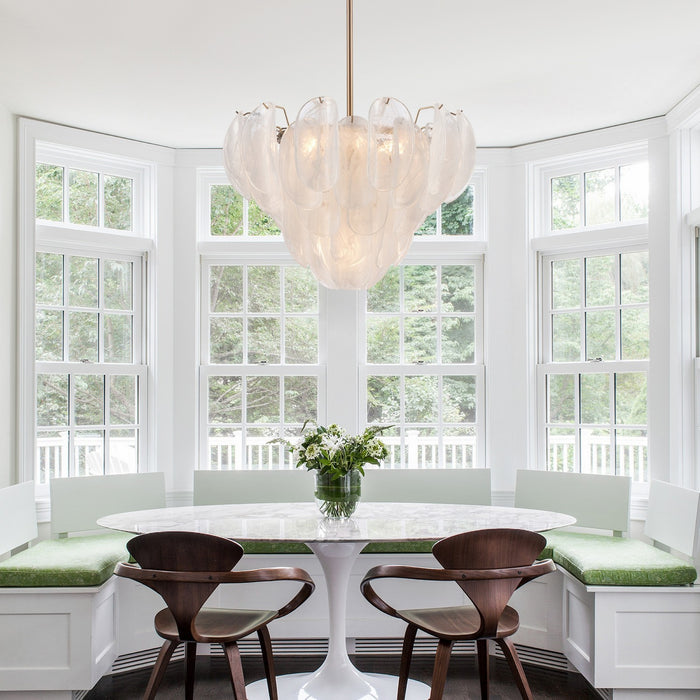 Arabela Lighting - 85410-7 - Seven Light Pendant - Chateau - Satin Brass