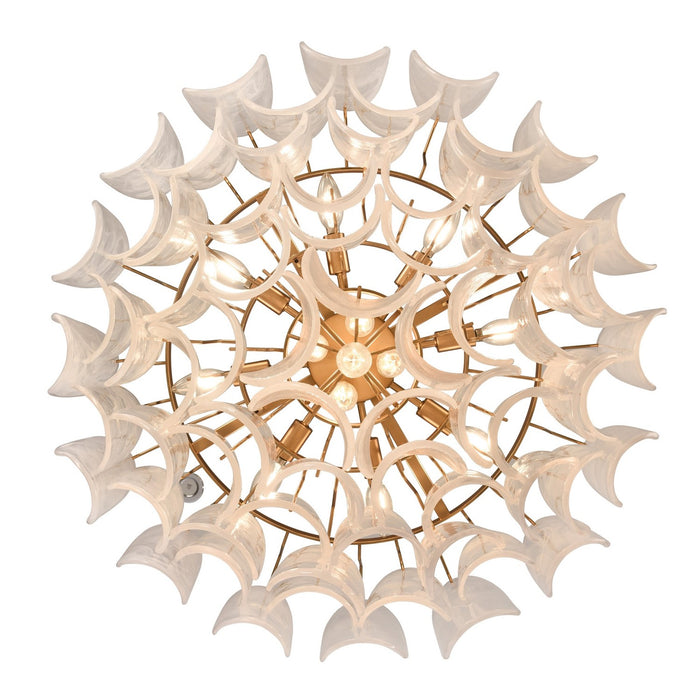 Arabela Lighting - 85411-13 - 13 Light Pendant - Chateau - Satin Brass