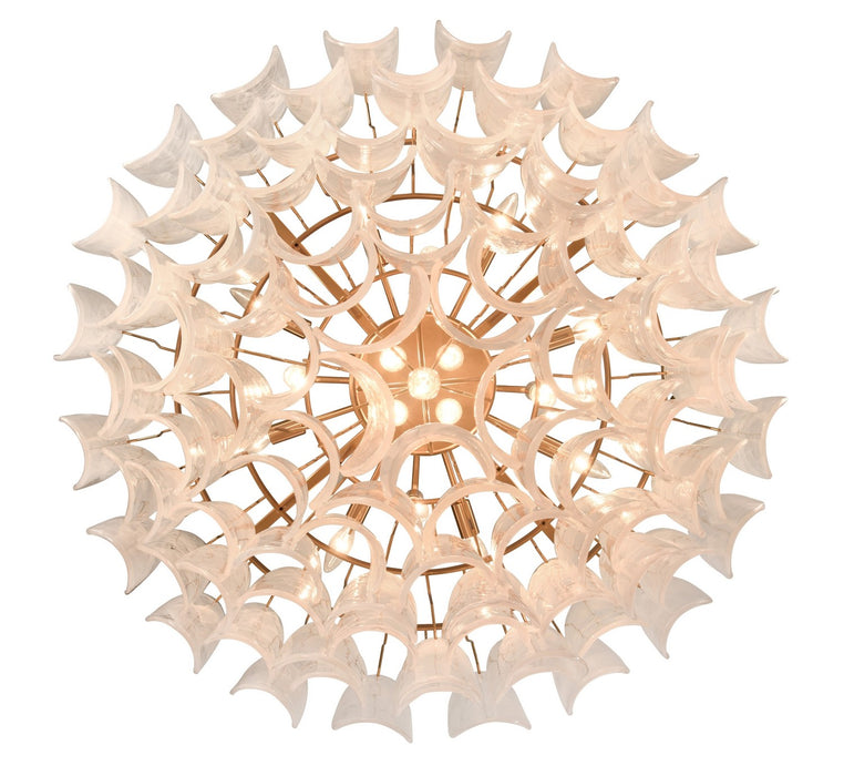 Arabela Lighting - 85412-17 - 17 Light Pendant - Chateau - Satin Brass