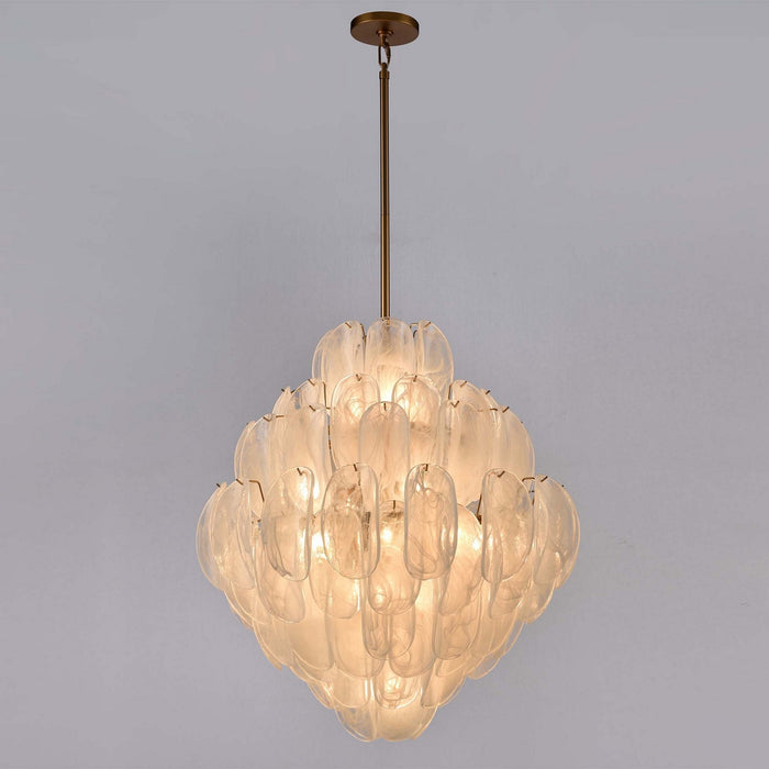 Arabela Lighting - 85414-20 - 20 Light Pendant - Chateau - Satin Brass