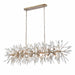 Arabela Lighting - 85420-12 - 12 Light Linear Chandelier - Crystal Fusion - Peruvian Gold