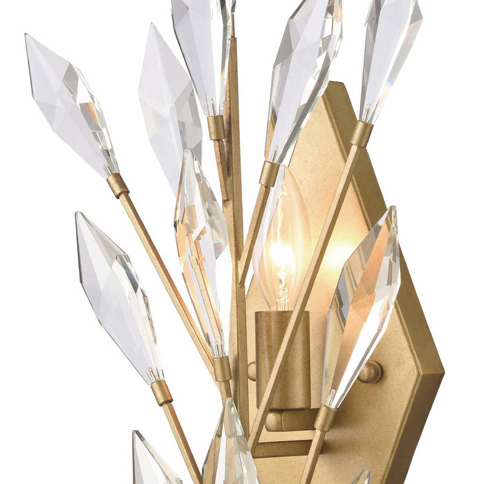 Arabela Lighting - 85423-1 - One Light Wall Sconce - Crystal Fusion - Peruvian Gold
