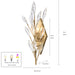 Arabela Lighting - 85423-1 - One Light Wall Sconce - Crystal Fusion - Peruvian Gold