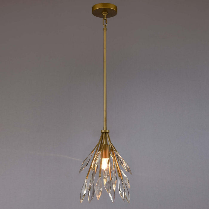 Arabela Lighting - 85424-1 - One Light Pendant - Crystal Fusion - Peruvian Gold