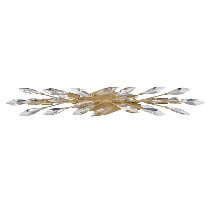 Arabela Lighting - 85427-6 - Six Light Vanity - Crystal Fusion - Peruvian Gold