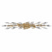Arabela Lighting - 85427-6 - Six Light Vanity - Crystal Fusion - Peruvian Gold