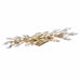 Arabela Lighting - 85427-6 - Six Light Vanity - Crystal Fusion - Peruvian Gold