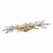 Arabela Lighting - 85427-6 - Six Light Vanity - Crystal Fusion - Peruvian Gold