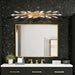 Arabela Lighting - 85427-6 - Six Light Vanity - Crystal Fusion - Peruvian Gold