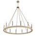 Arabela Lighting - 85433-12 - 12 Light Chandelier - Cabana - Lacquered Gold