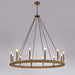 Arabela Lighting - 85433-12 - 12 Light Chandelier - Cabana - Lacquered Gold