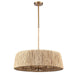 Arabela Lighting - 85434-6 - Six Light Pendant - Cabana - Lacquered Gold