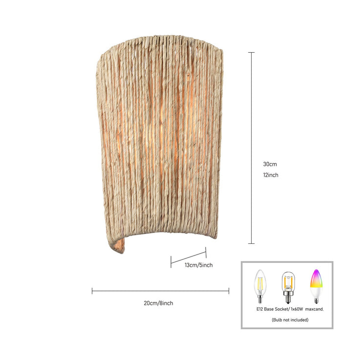 Arabela Lighting - 85438-1 - One Light Wall Sconce - Cabana - Lacquered Gold