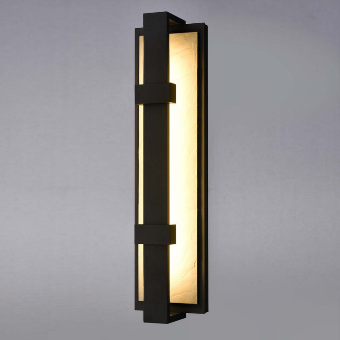 Arabela Lighting - 65000 - LED Outdoor Wall Sconce - Crossroads - Charcoal Black