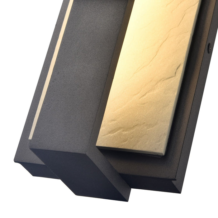 Arabela Lighting - 65001 - LED Outdoor Wall Sconce - Crossroads - Charcoal Black