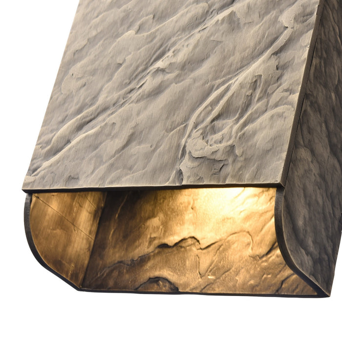 Arabela Lighting - 65010 - LED Outdoor Wall Sconce - Stellis - Gray-Bronze