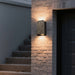Arabela Lighting - 65010 - LED Outdoor Wall Sconce - Stellis - Gray-Bronze