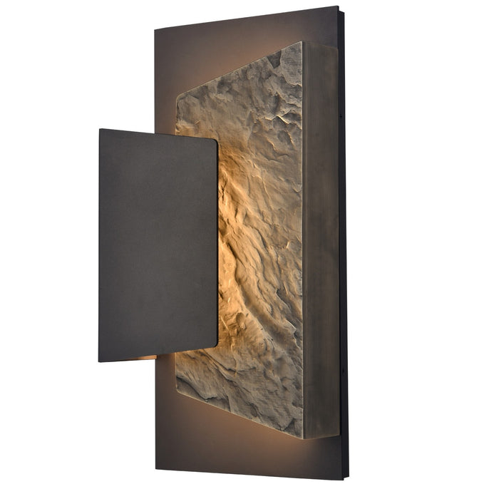Arabela Lighting - 65030 - LED Outdoor Wall Sconce - Meld - Charcoal Black