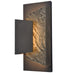 Arabela Lighting - 65030 - LED Outdoor Wall Sconce - Meld - Charcoal Black