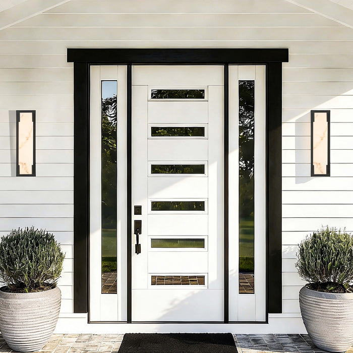 Arabela Lighting - 65090 - LED Outdoor Wall Sconce - Standish - Charcoal Black