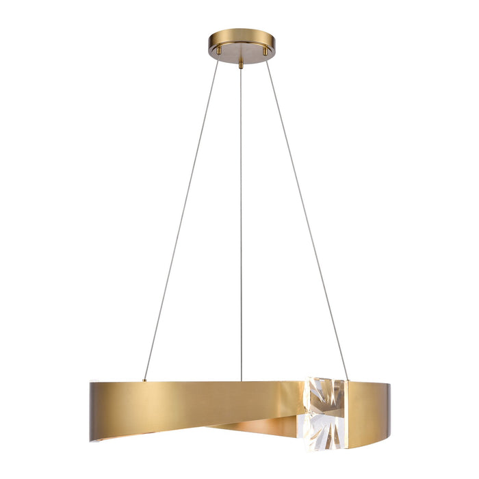 Zeev Lighting - CD11605-LED-3-25-AGB - LED Chandelier - Arcus - Aged Brass