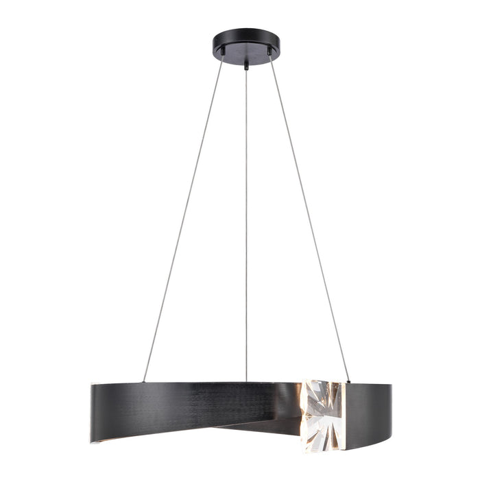 Zeev Lighting - CD11607-LED-3-25-SBB - LED Chandelier - Arcus - Satin Brushed Black