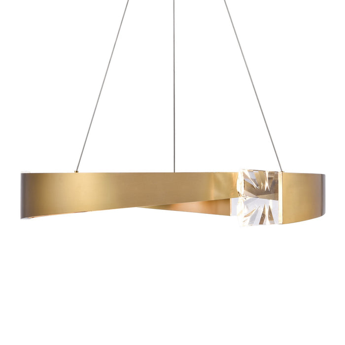 Zeev Lighting - CD11622-LED-3-32-AGB - LED Chandelier - Arcus - Aged Brass