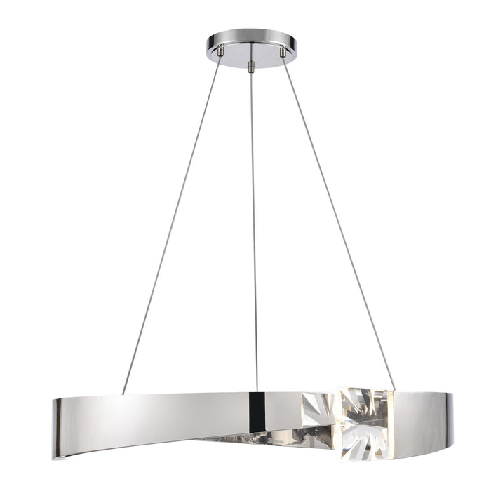 Zeev Lighting - CD11623-LED-3-32-PN - LED Chandelier - Arcus - Polished Nickel