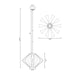 Zeev Lighting - EP11371-LED-1-2x2-MBK+AGB - LED Outdoor Pendant - Mamadim - Satin Brushed Black