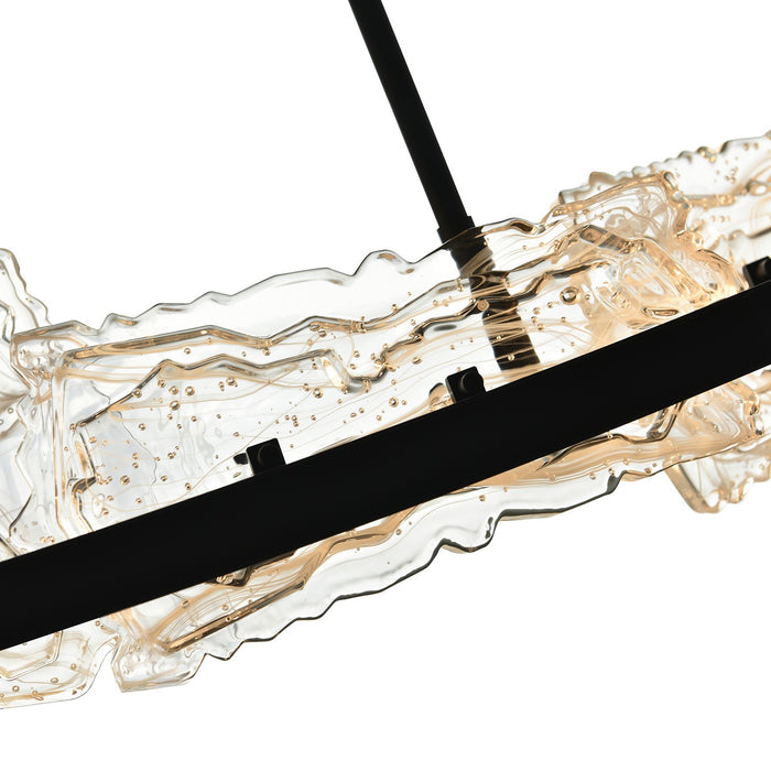 CWI Lighting - 1711P50-5-101 - LED Chandelier - Arcus - Black