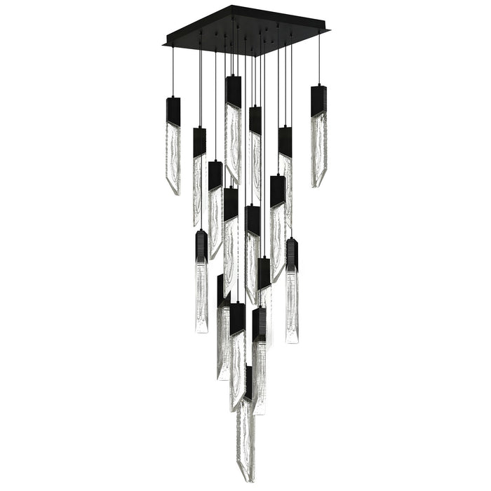 CWI Lighting - 1723P24-17-101 - LED Chandelier - Petra - Black