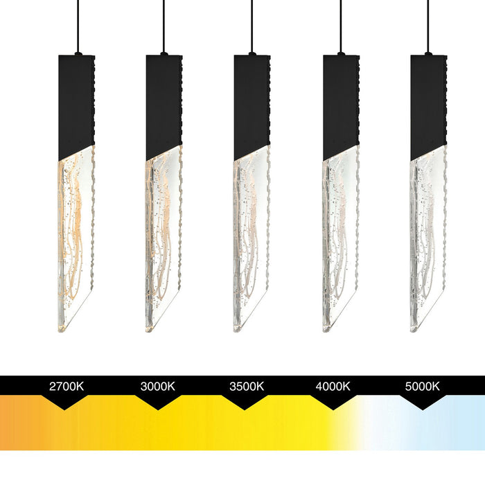 CWI Lighting - 1723P24-17-101 - LED Chandelier - Petra - Black