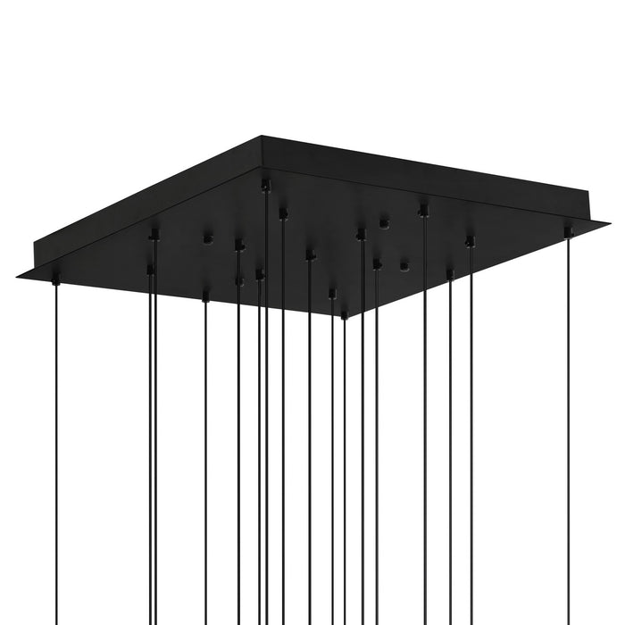 CWI Lighting - 1723P24-17-101 - LED Chandelier - Petra - Black