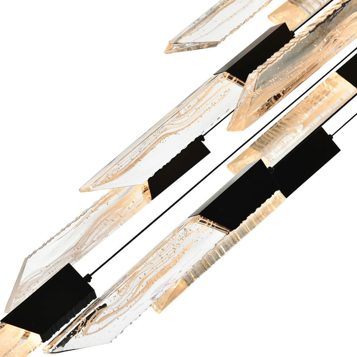 CWI Lighting - 1723P24-17-101 - LED Chandelier - Petra - Black