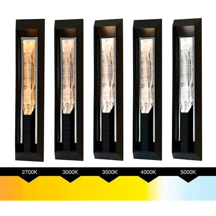 CWI Lighting - 1723W29-1-101-B - LED Outdoor Wall Mount - Petra - Sand Black