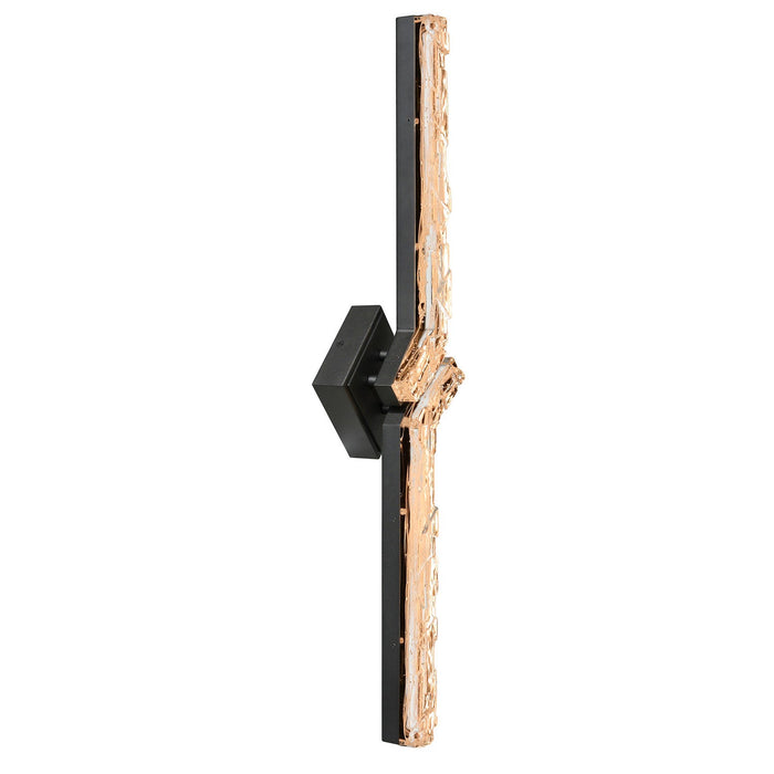 CWI Lighting - 1724W33-2-101-A - LED Wall Sconce - Contour - Sand Black