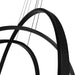 CWI Lighting - 1725P38-6-101 - LED Chandelier - Curva - Black